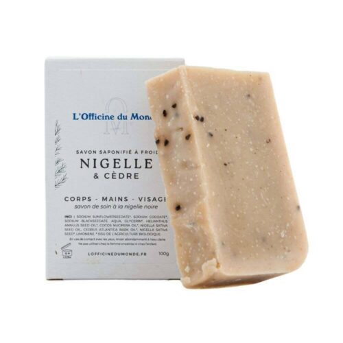 Savon Surgras À Base De Nigelle et Cèdre