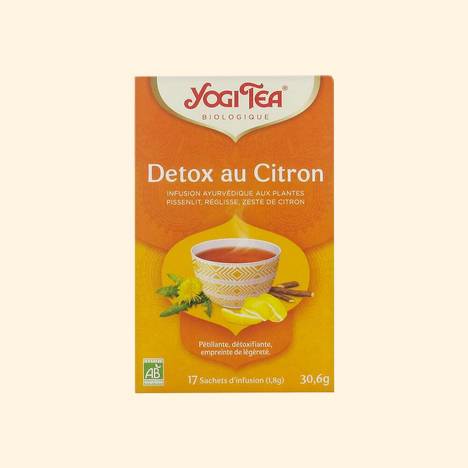 Infusion De Plantes Detox Au Citron Bio
