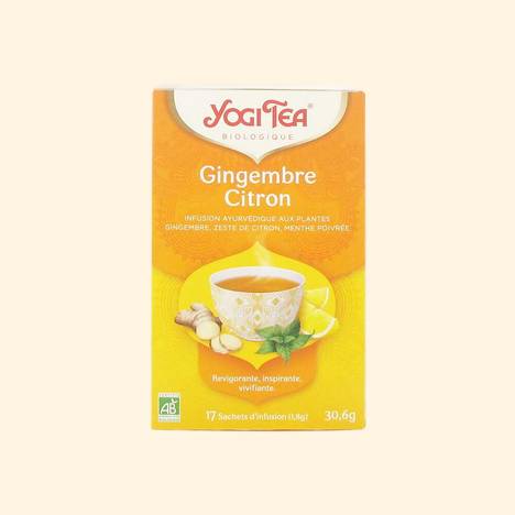 Infusion Bio Au Gingembre Et Citron