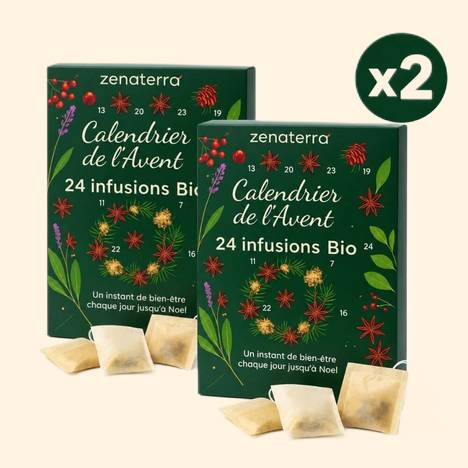 2 Calendriers De L’avent 24 Tisanes Bio