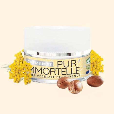 Crème Anti-âge Nuit Bio Pur'immortelle