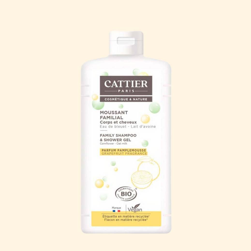 Cattier Moussant Familial Bleuet Lait Avoine