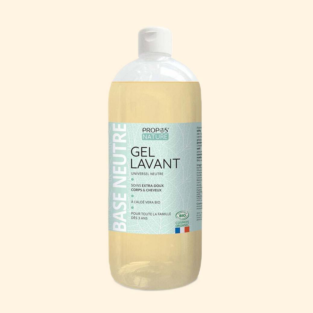 Gel Douche Bio À L'aloe Vera Sans Parfum