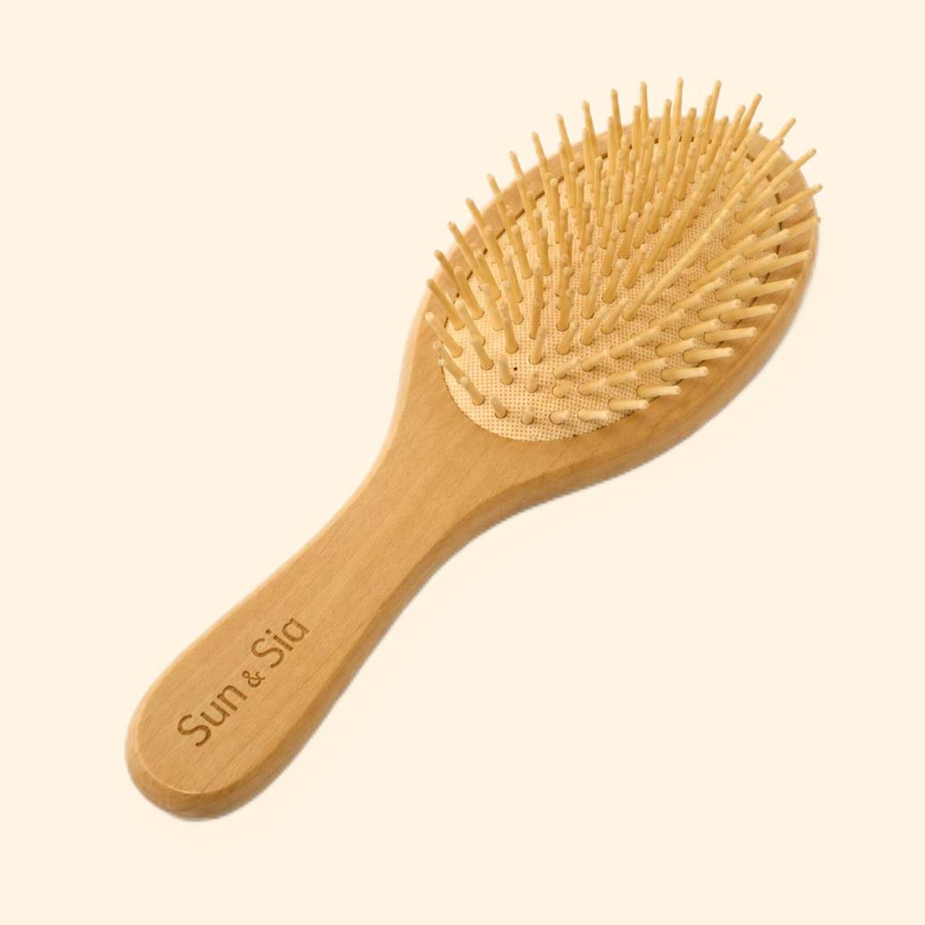 Brosse À Cheveux Avec 109 Picots En Bois
