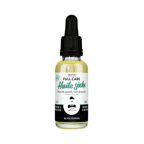 Huile Sèche Barbe & Cheveux - Black Edition