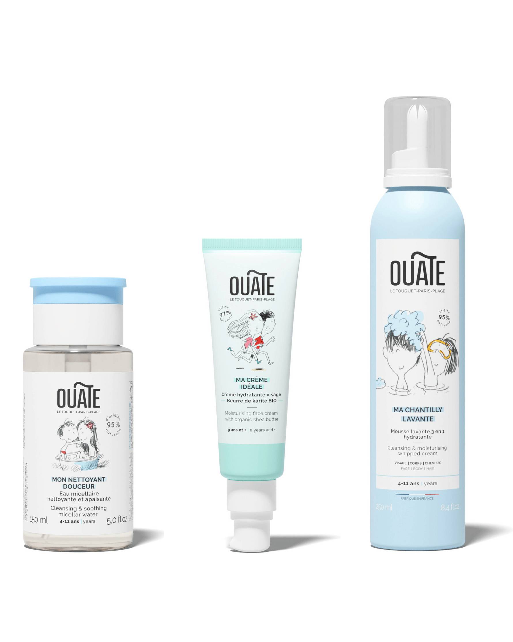 Rituel nettoyant & hydratant enfants 9+