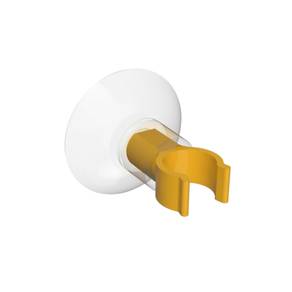 Porte Brosse À Dents Ventouse – Clips - Jaune Jaune