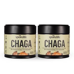 Peau & Immunité — Chaga Extrait en Poudre X2